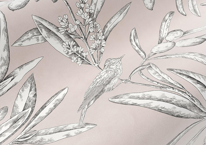 Aviary Velvet, Serenity - Made to Measure Curtain - Image 4